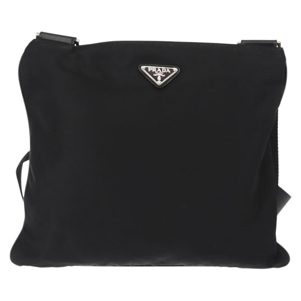 Prada Tessuto Shoulder Bag Black